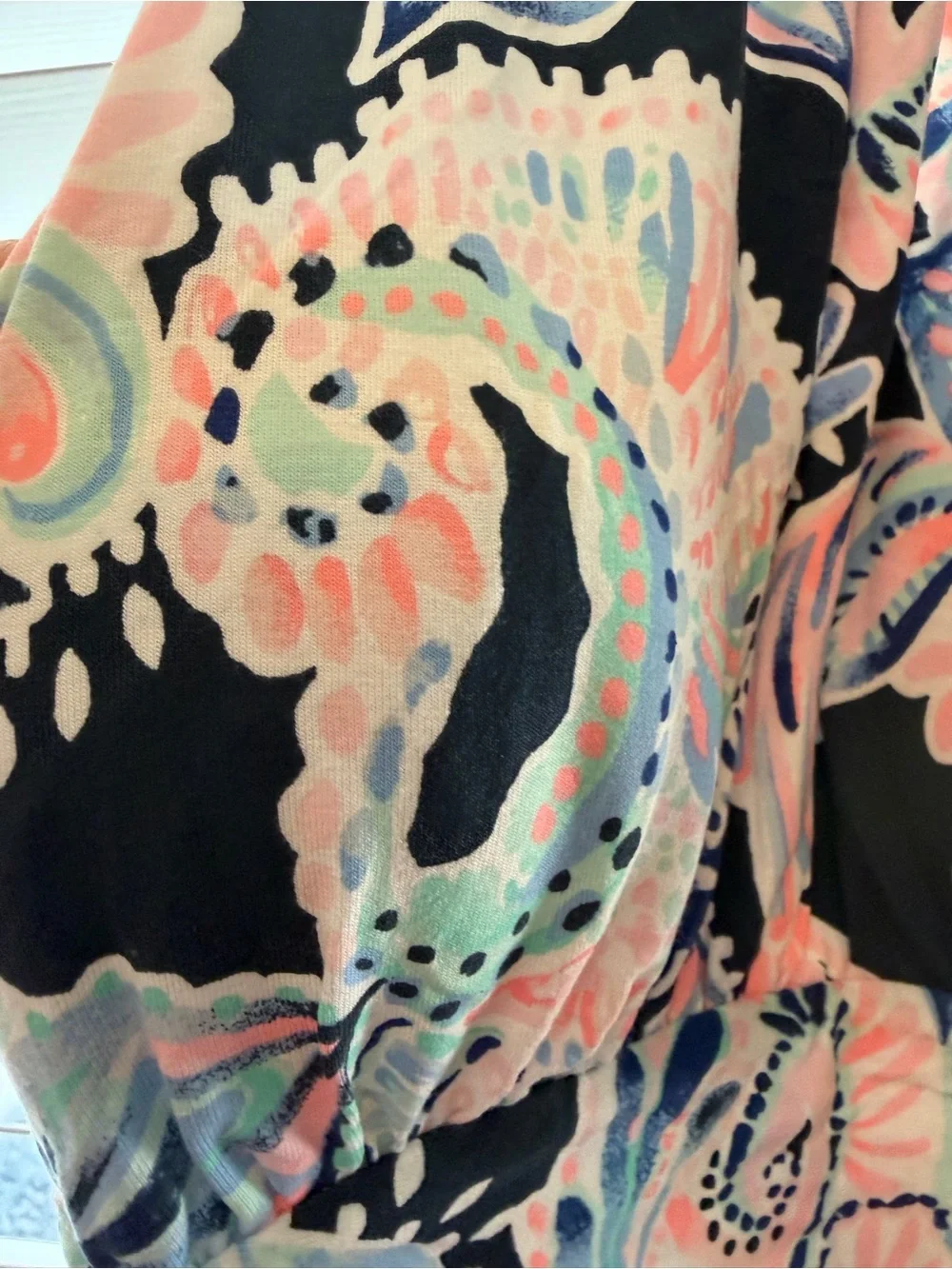 Lilly Pulitzer Navy Floral Halter Maxi Dress with Pastel Accents - Picture 3 of 7